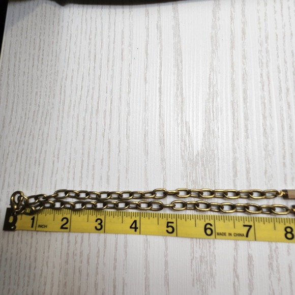 Gerard Yosca Chain Link Tassel Pendant Necklace Vintage Statement Rhinestone - Picture 11 of 11